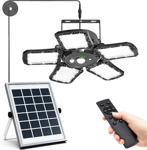 160LED Solar Hängelampen für Außen Innen Solarleuchte Wandleuchte Solar lampen - Bild 1 von 9