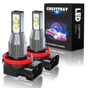 H9/H11 LED Headlight Bulbs High/Low Beam For Kawasaki ZX10r Ninja 2007 2008 2009 - Picture 1 of 12