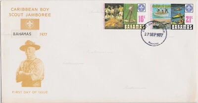 Cover Bahamas, 1977. Nassau. 6th Caribbean Boy Scout Jamboree Kingston Jamaica F - Image 1 of 3