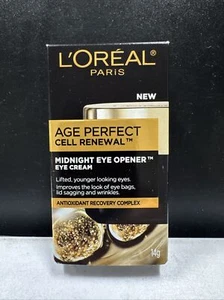 L'Oreal Paris Age Perfect Cell Renewal Midnight Eye Opener 0.5 oz(14g) NIB - Picture 1 of 7