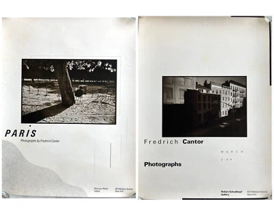 Raro Paquete Original Fredrich Cantor Fotografía Exposición Carteles, De Colección Nueva York Foto 1 de 4