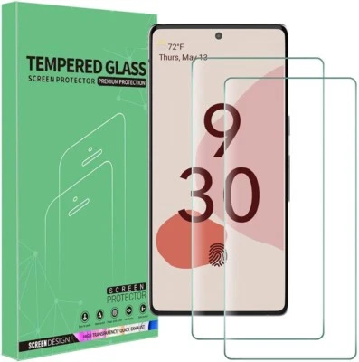PIXFAB For Google Pixel 8 Clear Tempered Glass Screen Guard TOUGH Protector (Pack Of 1)