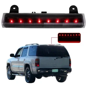 Tercera luz de freno para Chevrolet Tahoe GMC Yukon 2000-2006 carcasa negra lente transparente - Imagen 1 de 12