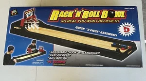 Ideal Rack-N-Roll Bowl Bowling Alley 5' Table Floor Game 2003 - Launcher Is Bad - Picture 1 of 22