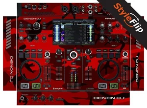 Piel Denon Prime Go | Rojo camuflaje | Calcomanía protectora | StyleFlip Skins - Imagen 1 de 1