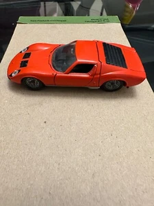 Solido Lamborghini P400 Miura Die Cast Model Toy 1:43 Scale Vintage - Picture 1 of 8
