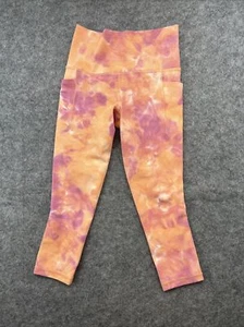 Athlete Girl High Rise Printed Tight Leggings XS Tye Dye - Picture 1 of 12
