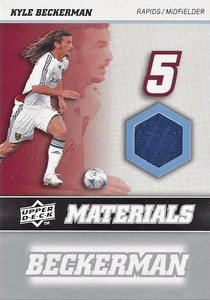 2008 Upper Deck MLS 'Materials' Kyle Beckerman MM-16 Colorado Rapids USA