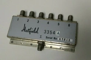 Power Divider 6x, Hatfield 3354A,  2-250 MHz, SMA(f) - Bild 1 von 3