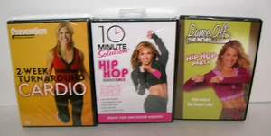 Work Out DVD x 3 NEW 2 Week Turnaround Cardio Hip Hop Dance Hip Hop Party - Picture 1 of 4