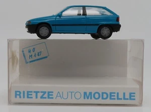 Micro Rietze HO 1/87 Opel Astra Turquoise #10470 In Box - Picture 1 of 7