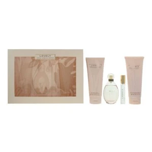 Sarah Jessica Parker Lovely 4 Piece Gift Set: EDP 100ml - Body Lotion For Women - Picture 1 of 1