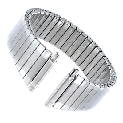 Banda de expansión cónica de acero inoxidable tono plata Milano 16-21 mm para hombre 179160 Foto 1 de 4