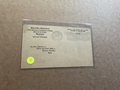 US 1940 Official Postal Card +New Issue Info (04) Famous American #859-863 - Image 1 of 2