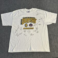 Vintage A&T Aggies Baseball Shirt 2005 College World Series Omaha Signed Players
