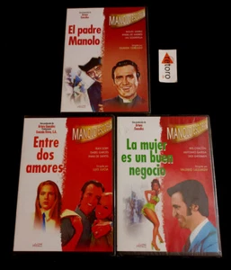 PACK MANOLO ESCOBAR Entre dos amores El Padre Manolo DVD Video Español Nuevo New - Imagen 1 de 2