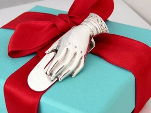 Tiffany & Co Silver Hand Money Clip Holder - Picture 1 of 6