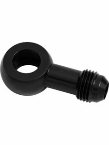 Aeroflow Alloy AN Banjo Fitting 10mm to -6AN Black (AF718-06BLK) - Picture 1 of 1