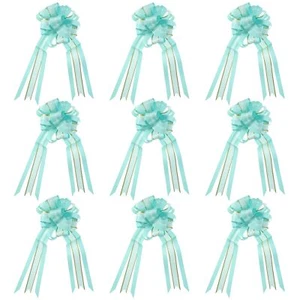 7" Large Pull Bow 10 Pack Baskets Present Wrapping Bows Big Flower Ribbon Bow... - Picture 1 of 7