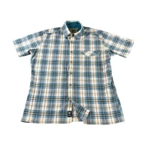 Kuhl Herren Kurzarm Button Down kariertes Freizeithemd leicht Größe L - Bild 1 von 9
