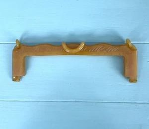 Vtg Bakelite Purse Making Clasp Frame Top Opening - Picture 1 of 7