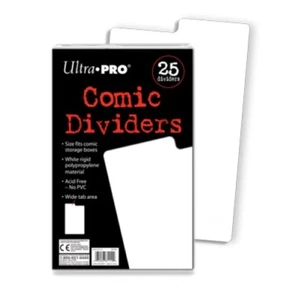 25 divisores de cómics Ultra PRO blanco 185 x 280 mm - Imagen 1 de 3