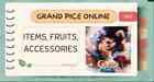 Grand Piece Online  - Fruit/Items - Gpo Cheap And Same Day Delivery