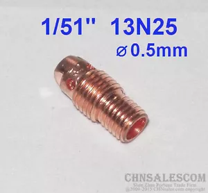 10 pcs 13N25 Collet Body for Tig Welding Torch WP-9 WP-20 WP-25 0.5mm 1/51" - Picture 1 of 1
