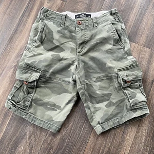 Men’s~Hollister Camo Cargo Shorts~Size 28~Cali Longboard Epic Flex~Camouflage - Picture 1 of 4