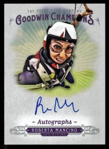 Roberta Mancino 2018 Goodwin Champions Autograph #A-RM  Nude Skydiver Model AUTO