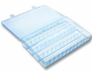 Caja de plástico transparente Jenzi 36x22,5x5 cm caja de almacenamiento caja de pesca - Imagen 1 de 1