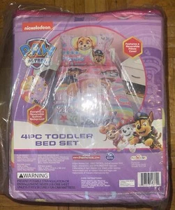 Paw Patrol Juego de Cama 4 Piezas Niño Nuevo - Imagen 1 de 3