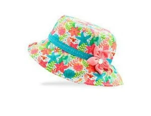 Disney Store The Little Mermaid Ariel Swim Sun Hat Bucket UPF 50+ size S 3-6 - Picture 1 of 1
