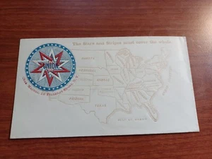 Map United States Stars and Stripes Charles Magnus Civil War Patriotic Cover - Picture 1 of 2
