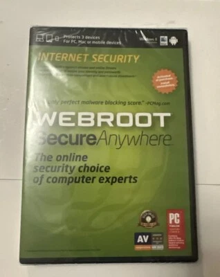 Webroot Software Secure Anywhere Internet Security Plus 2013 for PC, Mac - Image 1 of 2