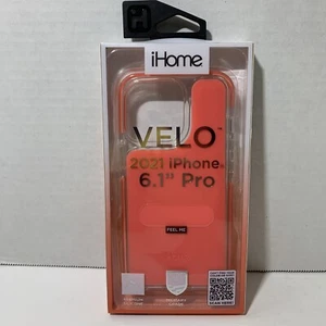 Custodia cellulare iPhone 6.1" corallo color salmone custodia in silicone per impatti iHome - Foto 1 di 10