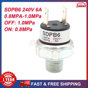 Air Pressure Switch Tank Thread 1/4" NPT 240V 6A 0.8MPa-1.0MPa For Train Horn - Picture 1 of 11