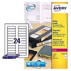 Avery L7665-25 Self-Adhesive Data Cartridge/Data Storage Labels, 24 Labels Per A