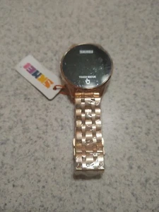 SKMEI Men LED Watch Fashion Touch Screen Dial Gold Wristwatch No Original Box - Picture 1 of 4