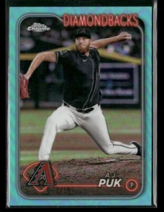 2024 Topps Chrome Update Series #USC139 AJ Puk Aqua Refractor /199 - Bild 1 von 2
