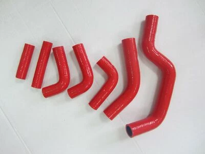 Red For DUCATI MONSTER S4RS 2005-2006 Silicone Radiator Coolant 3-ply New Hose - Image 1 of 4