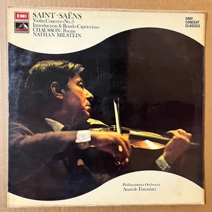 NATHAN MILSTEIN "Saint-Saens Violin Concerto No. 3" '64 EMI SXLP 30159 UK - Picture 1 of 11