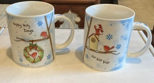 Ganz Porzellan Weihnachten Kaffee/Kakao Tassen 12 Unzen 2er Set - Bild 1 von 13