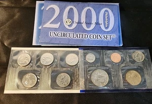 2000-P Uncirculated Coin Set US Mint Original Government Packaging OGP 10 Coins - Picture 1 of 2