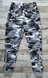 Gray Camo Joggers Youth Large 14/16 NEW -Kid's Active Athletic Clothing -Pants - Picture 1 of 9