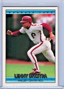 1992 Donruss Len Dykstra #57 Philadelphia Phillies - Picture 1 of 2