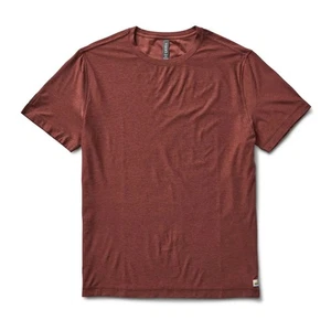 Herren Vuori Red Clay Heather Strato Tech Kurzarm Performance Tee L - Bild 1 von 7