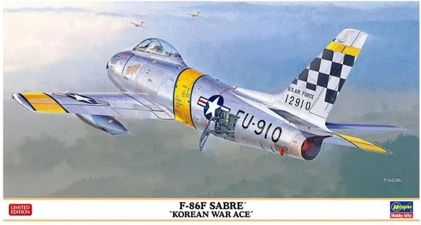1 48 HASEGAWA North American Sabre F86F Military Airplane 1949 Kit HA07532