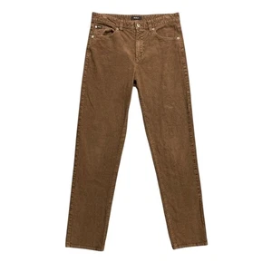 RVCA Pants Big Boys Youth 30 Chocolate Cotton Daggers Fit Corduroy Skateboarding - Picture 1 of 14