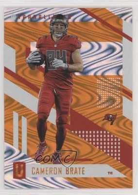 2017 Panini Unparalleled Orange /49 Cameron Brate #156 - Image 1 of 2